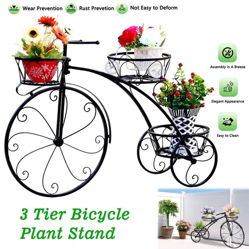 Tier bicycle plant stand - bicycle,