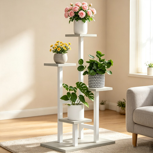 4tier metal plant stand home - metal,