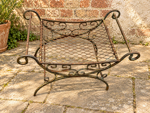 Vintage wrought iron - iron, garden