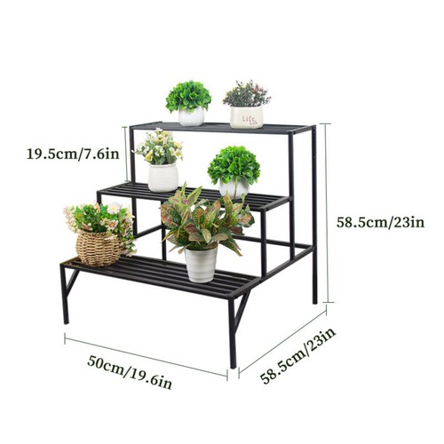 Multi tier plant stand heavy - plant,