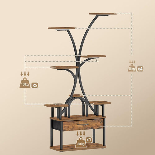 Plant stand indoor tier grow - stand,