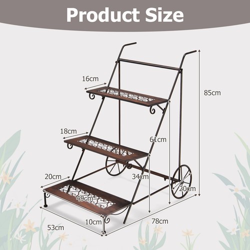 Tier metal plant - metal, stand