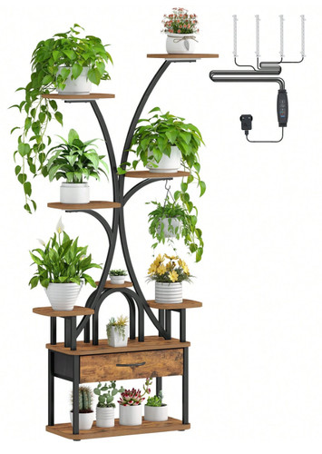 Tier plant stand - with, 4