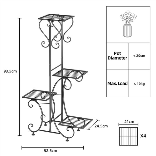 Elegant metal plant - elegant, stand