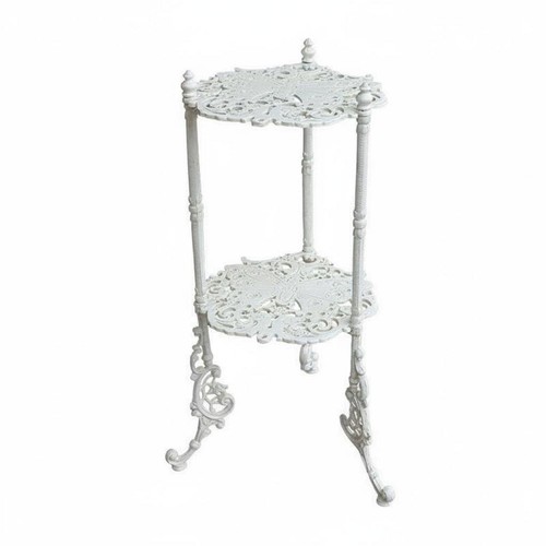 Vintage cast iron flower rack - vintage,