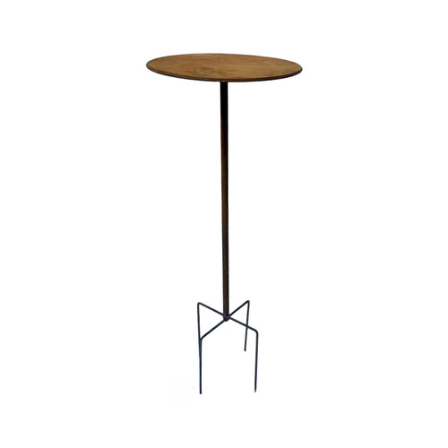 Geometric iron plant stand - iron,