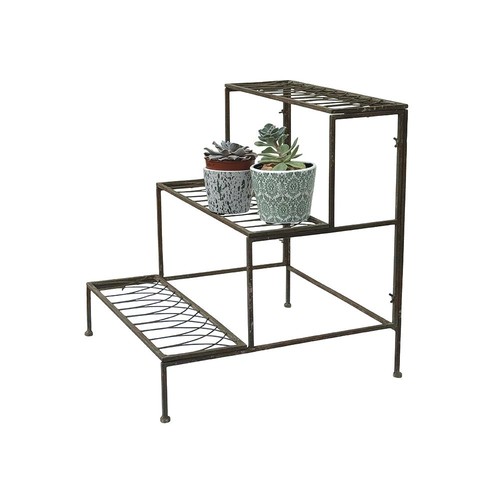 Metal plant stand rust indoor - stand,