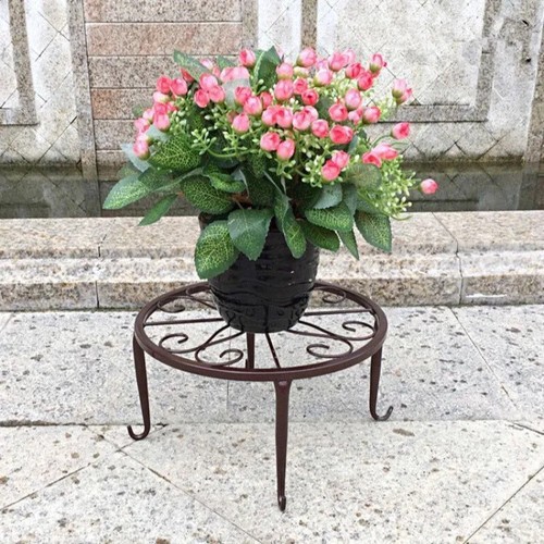 Vintage wrought iron plant - wrought,