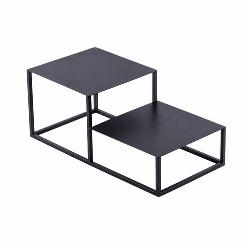 Black iron plant stand - iron,
