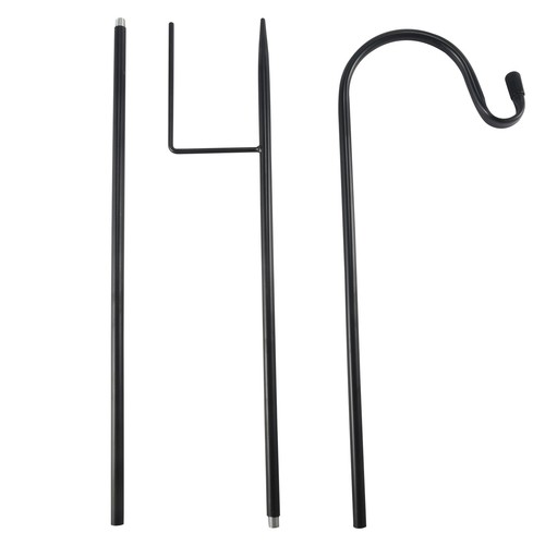 Shepherd hooks rust garden - hooks,
