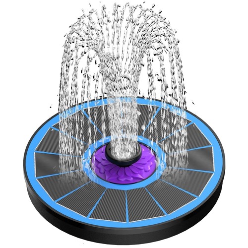 Glass solar fountain pump - glass, 3.5w