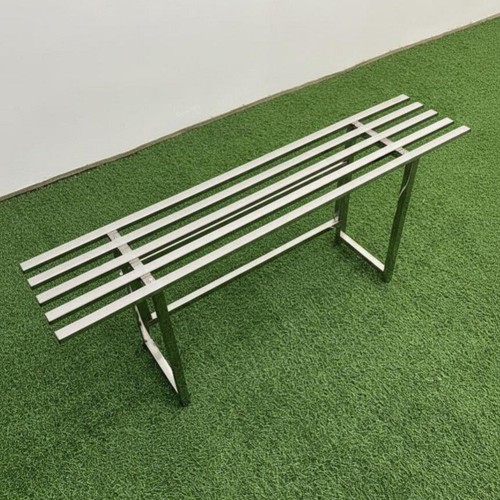 Single tier slatted bench - single-tier,